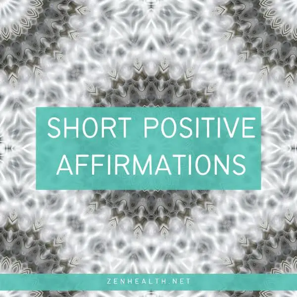 short positive affirmations