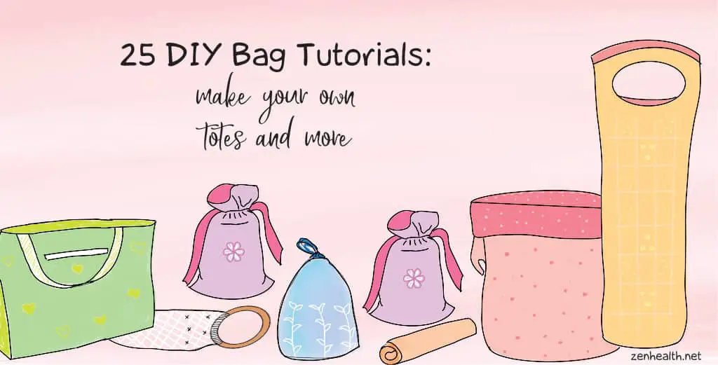 25 DIY Bag Tutorials to make your own