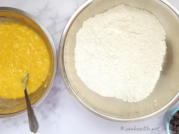 Flour and plantain mixtures
