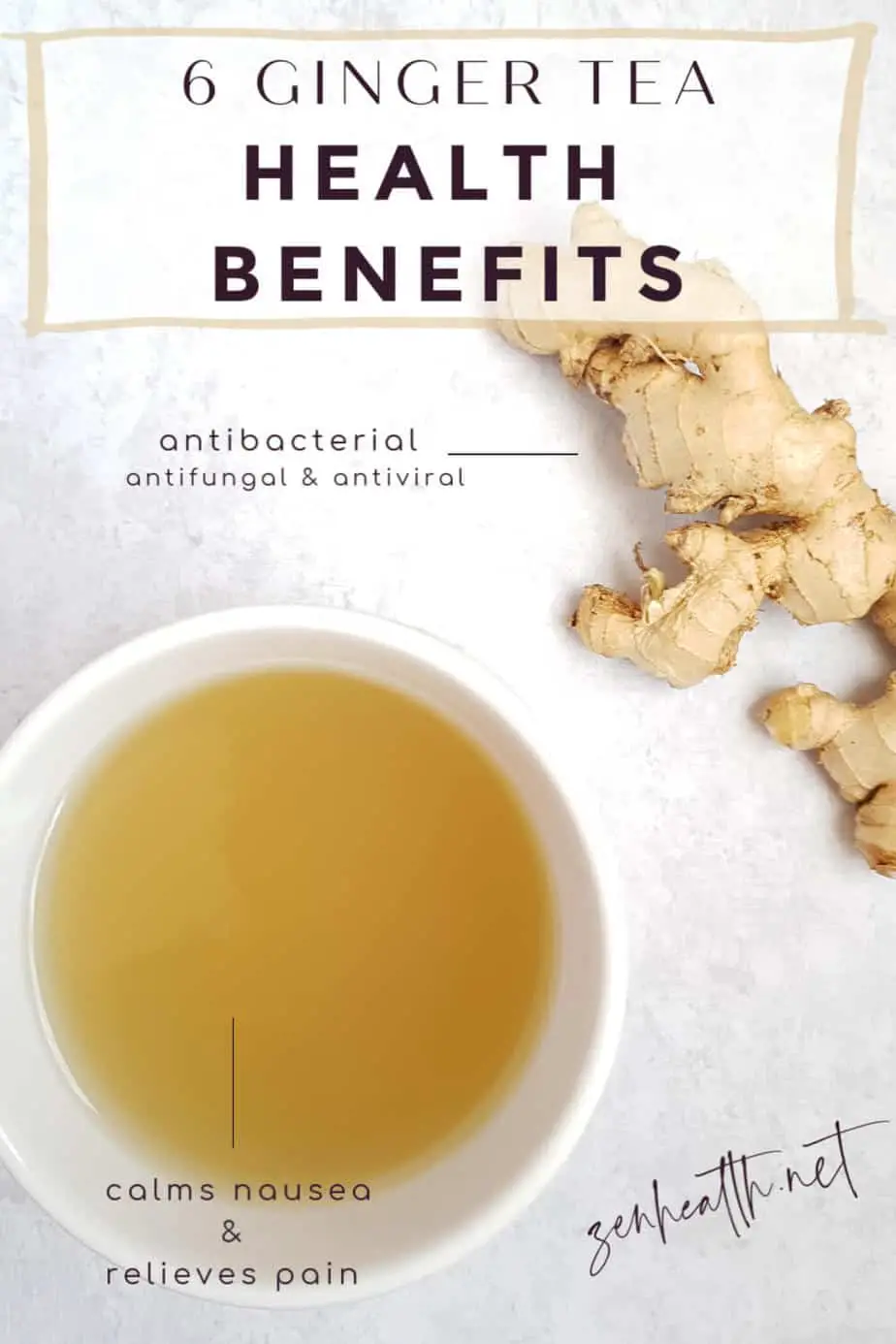 6 Ginger Tea Health Benefits that are proven #gingertea #gingerteabenefits #gingerbenefits #benefitsofginger