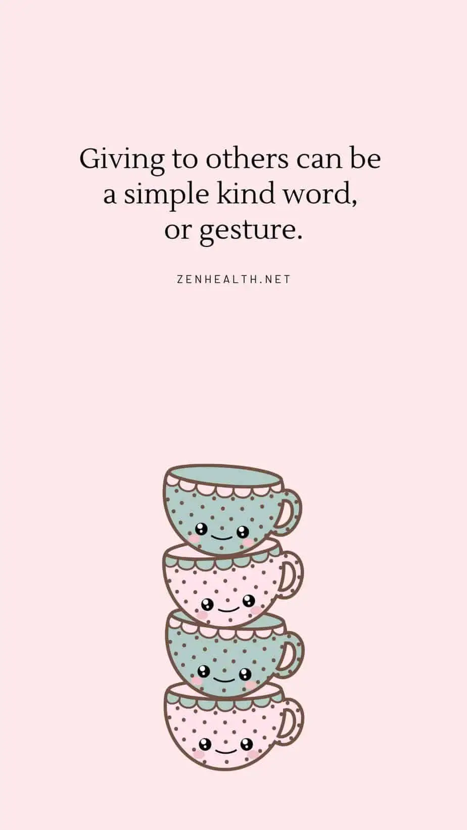 Happiness quotes: Giving to others can be a simple kind word, or gesture.
