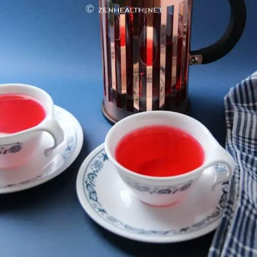 Hibiscus tea recipe (in french press)