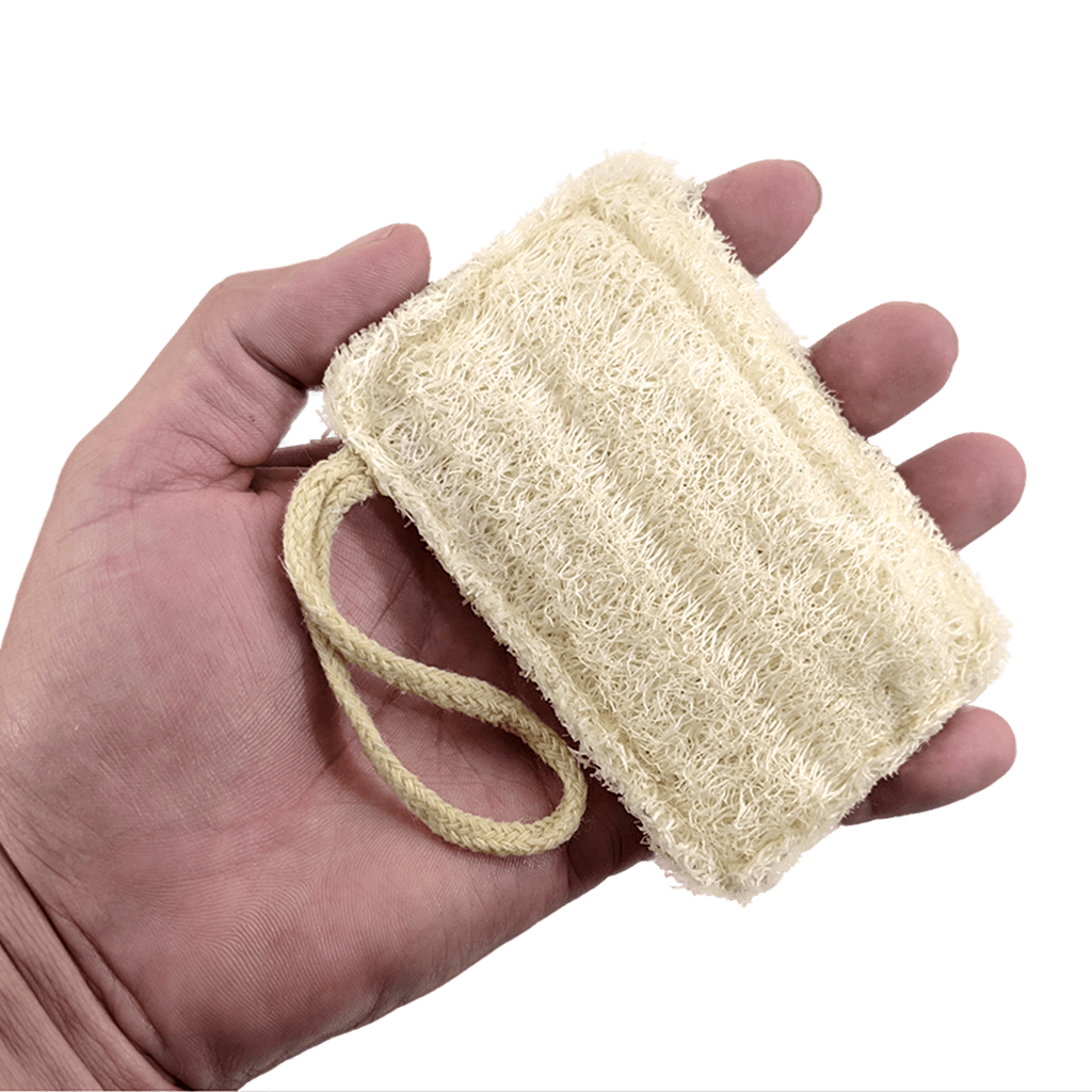 Loofah sponge from zero waste outlet