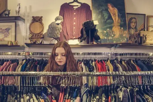 Shop second hand to reduce fast fashion