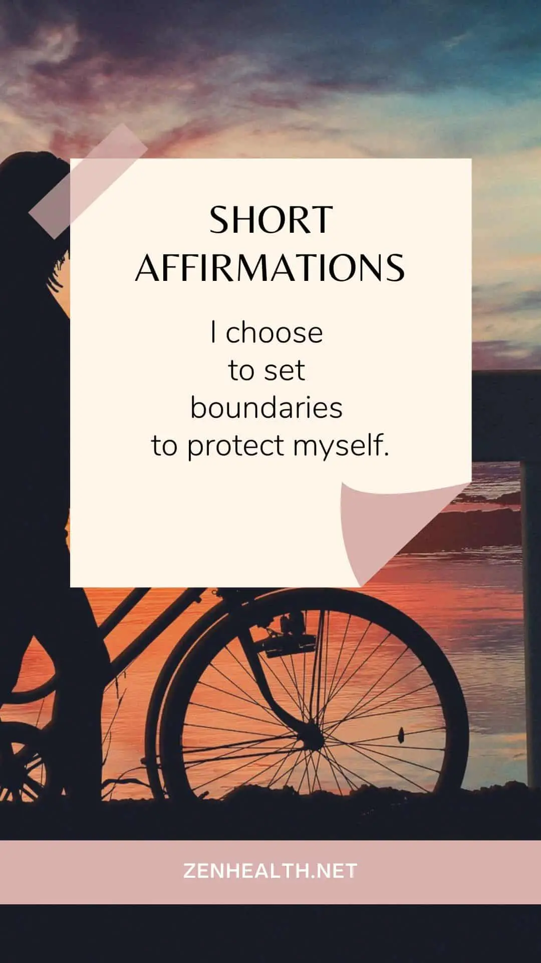 short affirmations: I choose to set boundaries to protect myself
