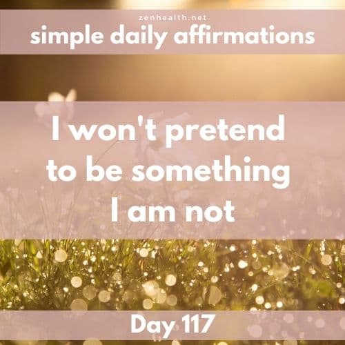 Simple daily affirmations: Day 117