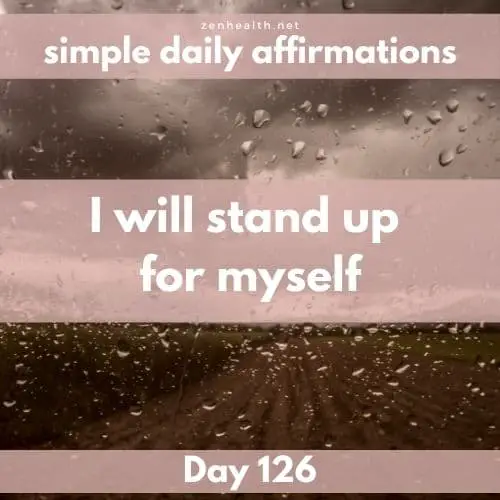 Simple daily affirmations: Day 126