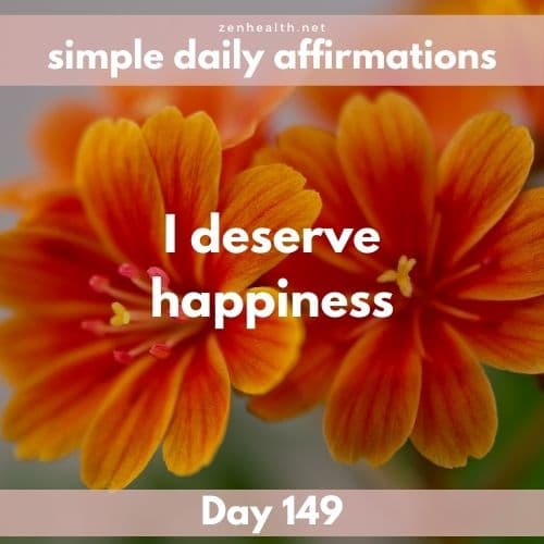 Simple daily affirmations: Day 149
