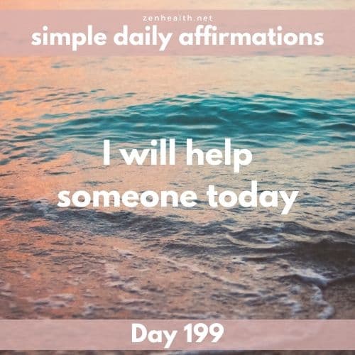 Simple daily affirmations: Day 199