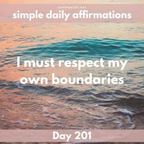 Simple daily affirmations: Day 201
