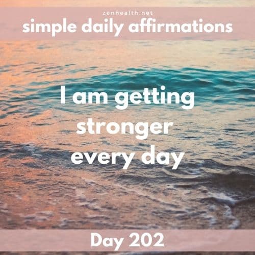 Simple daily affirmations: Day 202