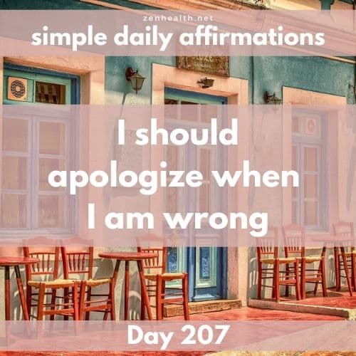 Simple daily affirmations: Day 207