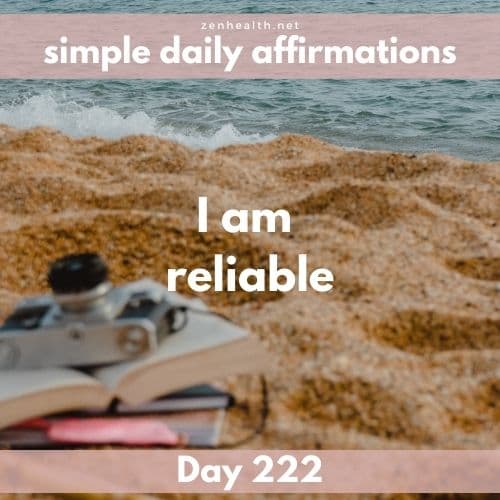 Simple daily affirmations: Day 222