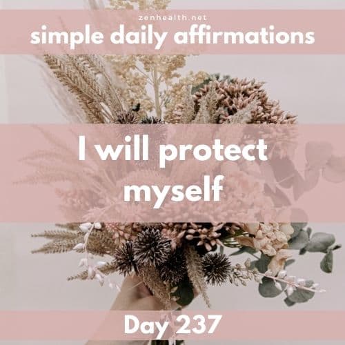 Simple daily affirmations: Day 237