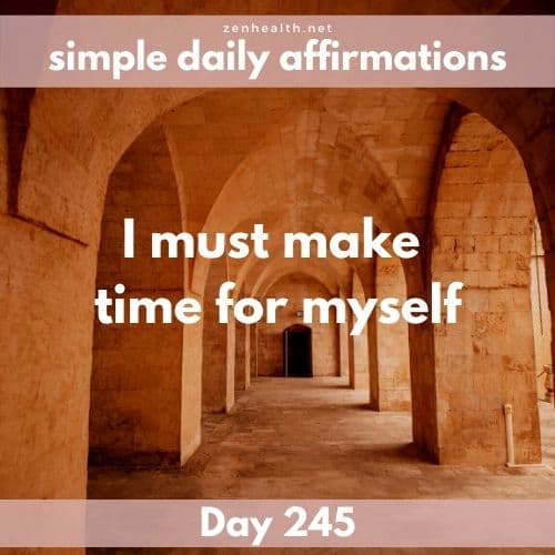 Simple daily affirmations: Day 245