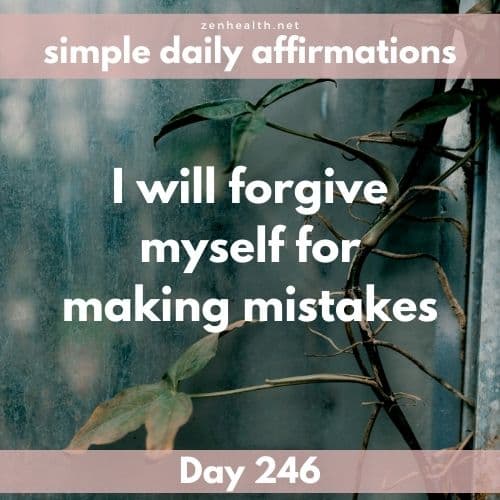 Simple daily affirmations: Day 246