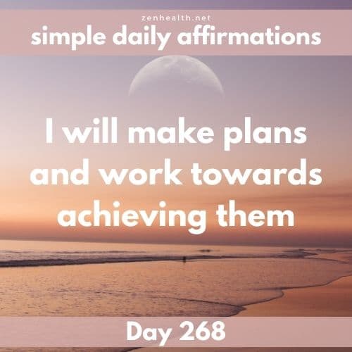 Simple daily affirmations: Day 268