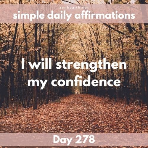 Simple daily affirmations: Day 278