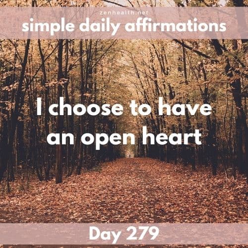 Simple daily affirmations: Day 279