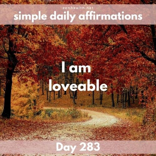Simple daily affirmations: Day 283