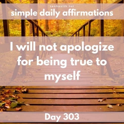 Simple daily affirmations: Day 303