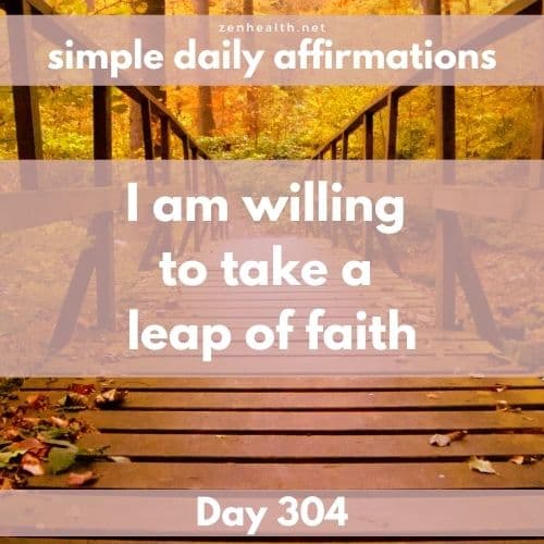 Simple daily affirmations: Day 304