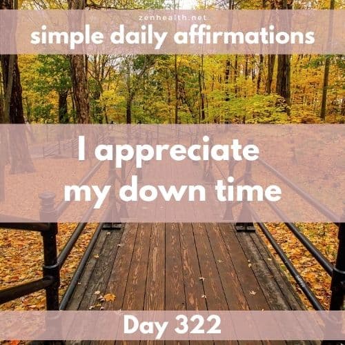 Simple daily affirmations: Day 322