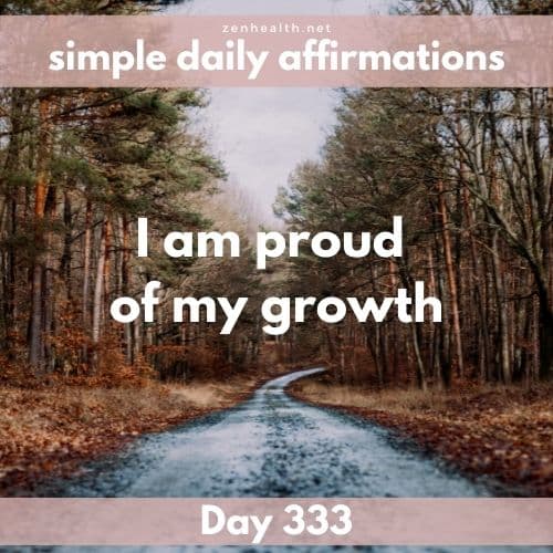 Simple daily affirmations: Day 333