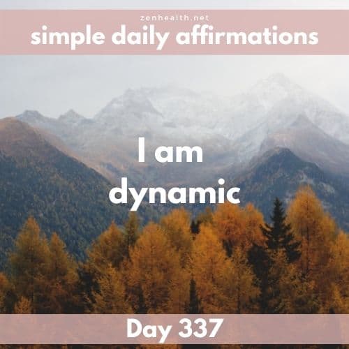 Simple daily affirmations: Day 337