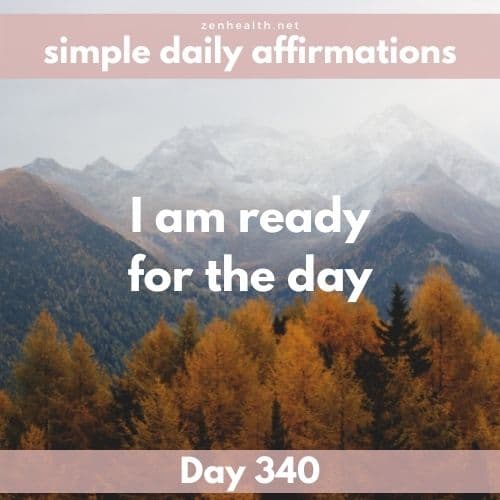 Simple daily affirmations: Day 340