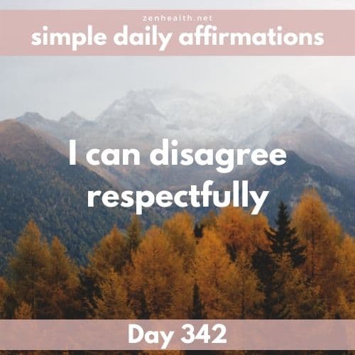 Simple daily affirmations: Day 342