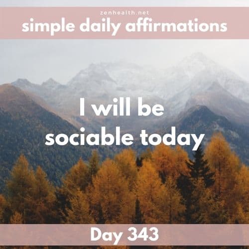 Simple daily affirmations: Day 343