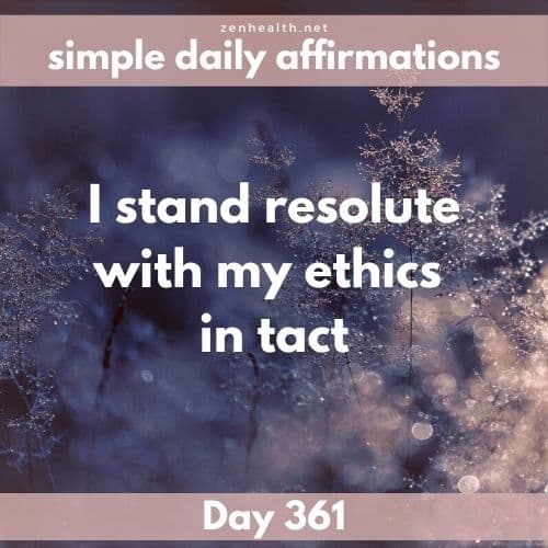 Simple daily affirmations: Day 361
