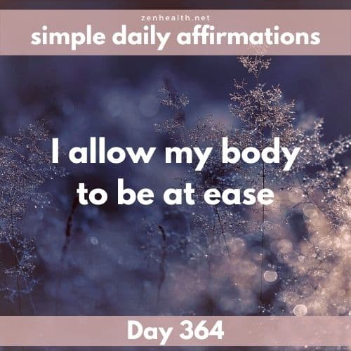 Simple daily affirmations: Day 364