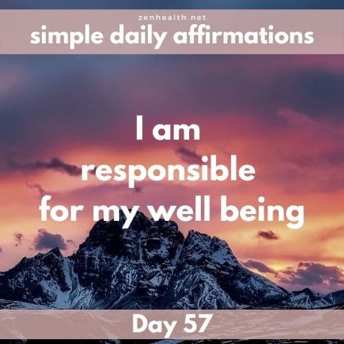 Simple daily affirmations: Day 57