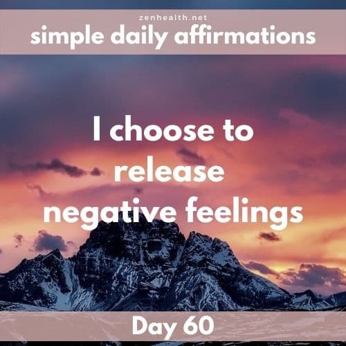 Simple daily affirmations: Day60