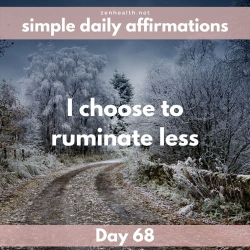 Simple daily affirmations: Day 68