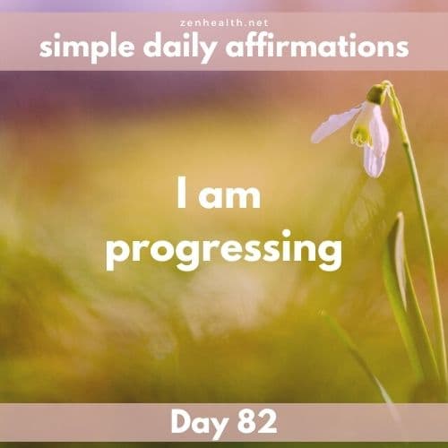 Simple daily affirmations: Day 82