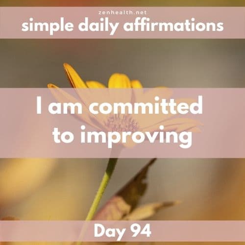 Simple daily affirmations: Day 94