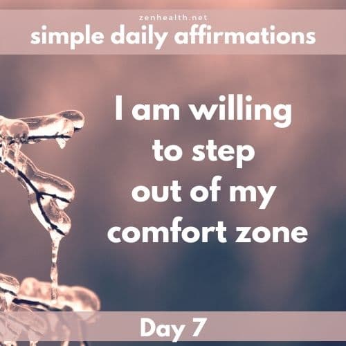 Simple daily affirmations: Day 7