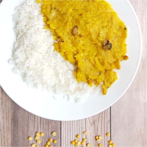 Trinidad dhal and rice