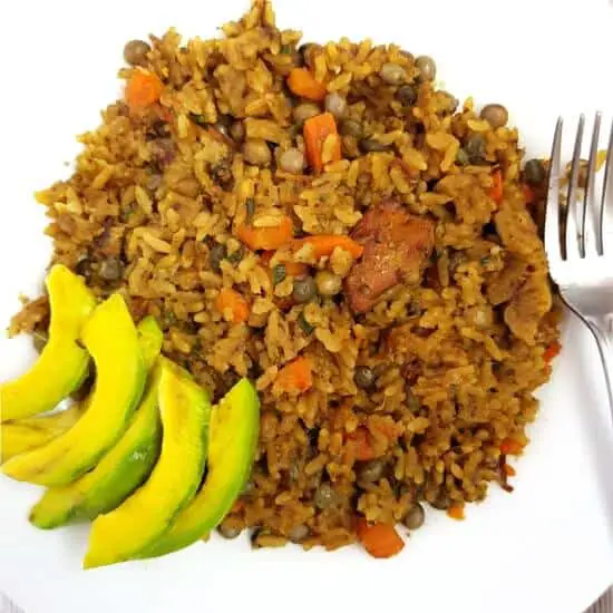 Trinidad Pelau: Popular Chicken, Rice and Pigeon Peas Dish